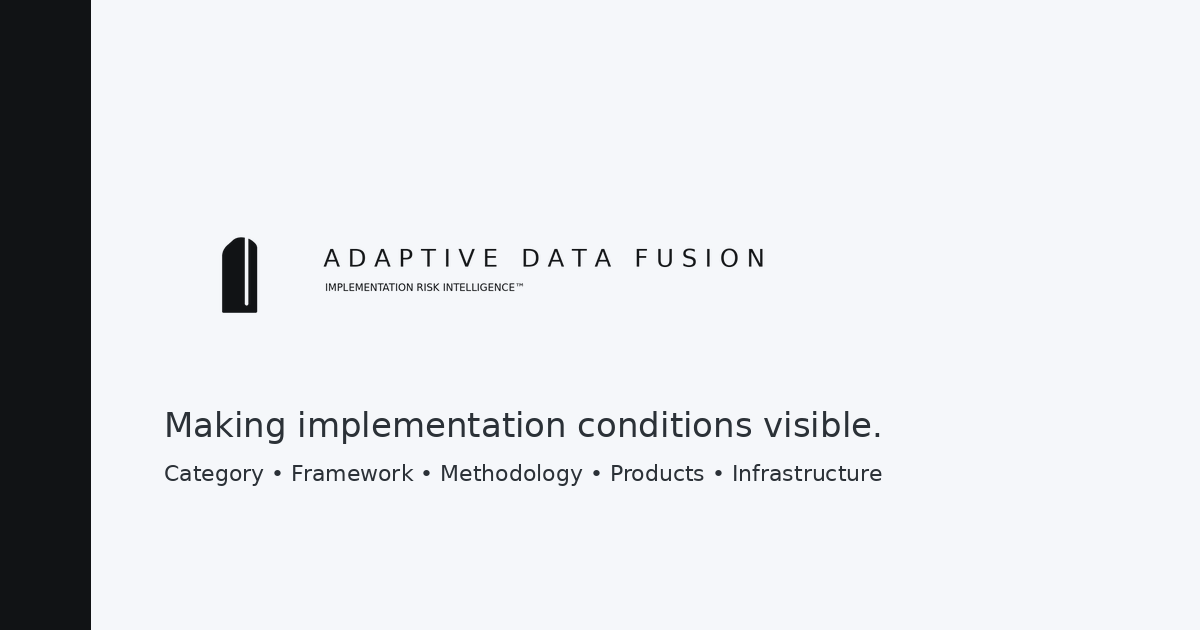 Implementation Risk Intelligence category graphic